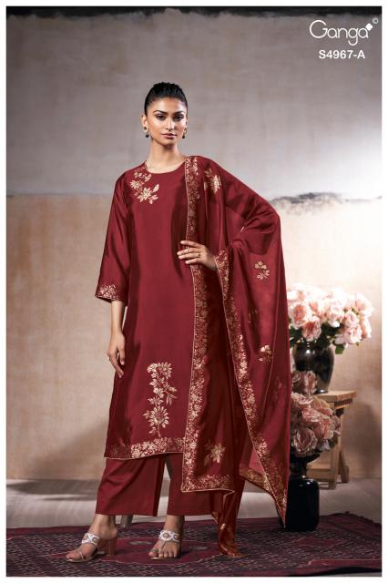 Ganga raashii 4967 wholesale dress materials for sale